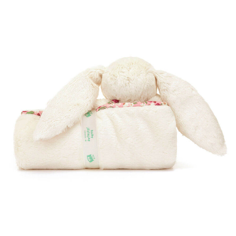 Jellycat Blossom Cream Bunny Berry Blankie 56cm x 70cm x 9cm