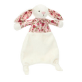 Jellycat 花朵奶油色兔子漿果安撫巾 27x20x7厘米