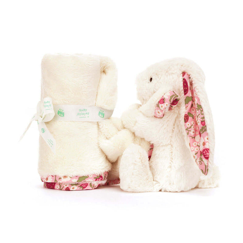 Jellycat Blossom Cream Bunny Berry Soother 15x34x34cm