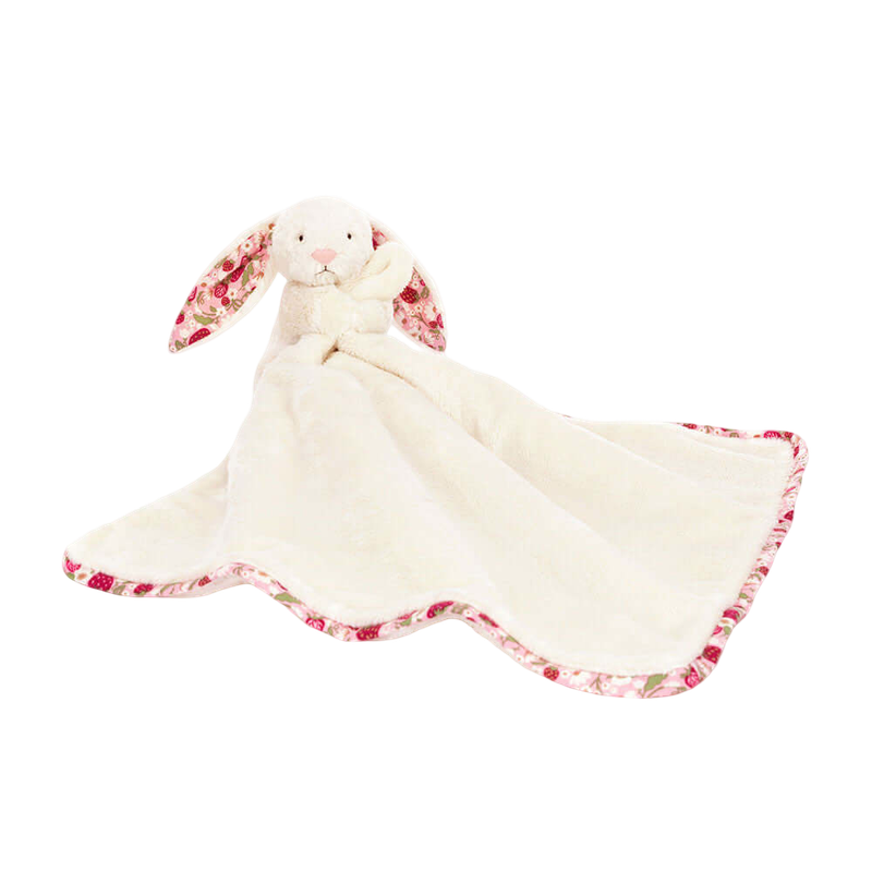 Jellycat 花漾奶油兔莓果安撫奶嘴 15x34x34厘米