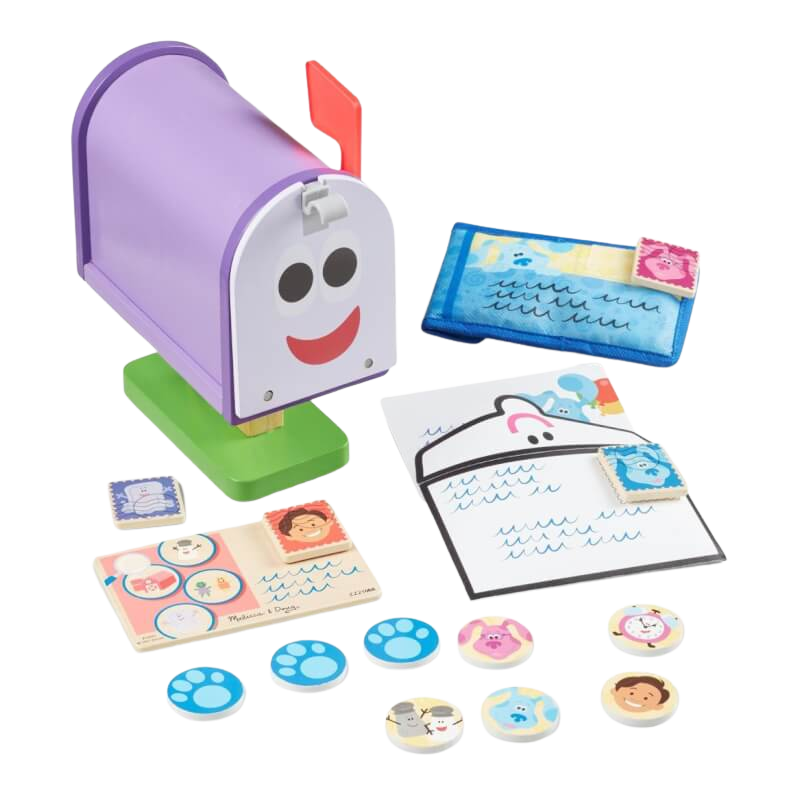 Melissa & Doug Blue's Clues & You! Wooden Mailbox Play Set