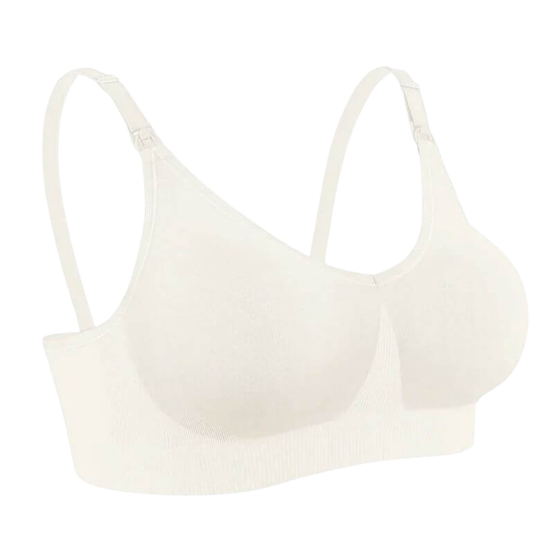 Bravado Designs Body Silk Seamless Sustainable Nursing Bra - Antique White - Small