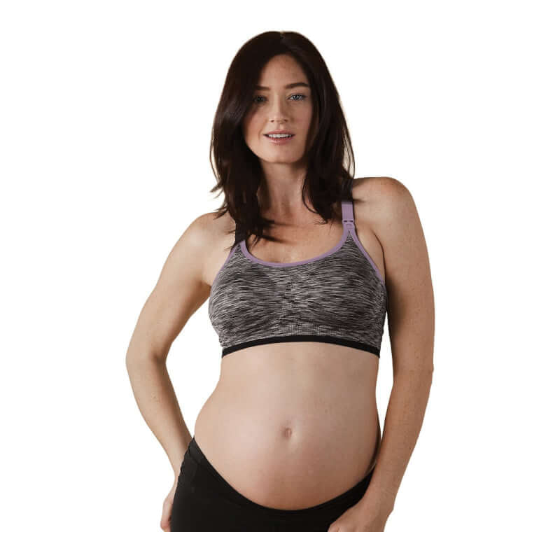 Bravado Designs Body Silk Seamless Rhythm 哺乳胸罩 - 黑色漸層染色