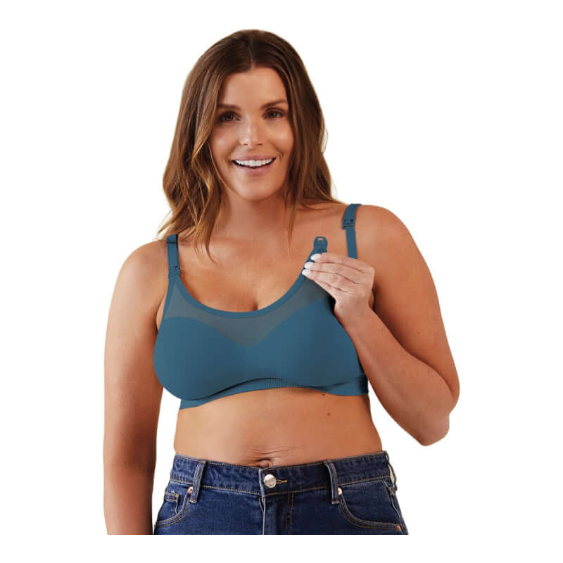 Bravado Designs Body Silk Seamless Sheer Nuter Bra - Midnight Sky