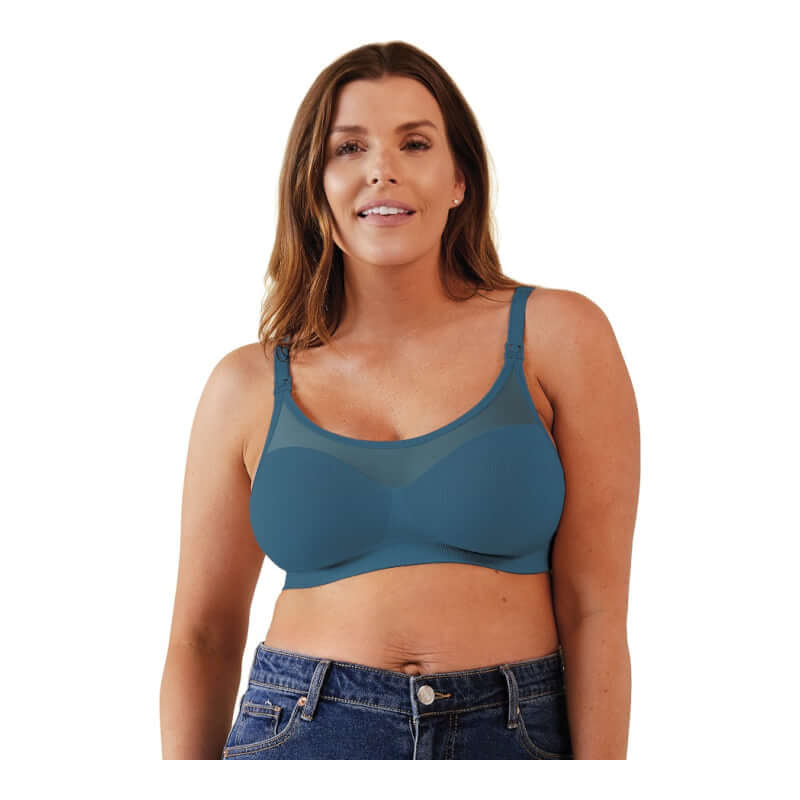 Bravado Designs Body Silk Seamless Sheer Nuter Bra - Midnight Sky