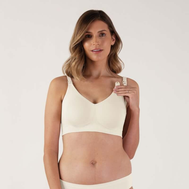 Bravado Designs Body Silk 無縫永續哺乳胸罩 - 復古白