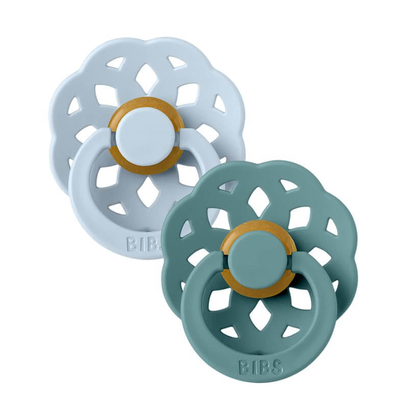 BIBS Boheme Round Latex Pacifier - Size 1