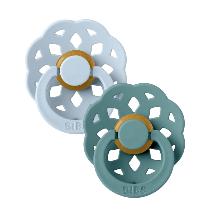BIBS Boheme Round Latex Pacifier - Size 2