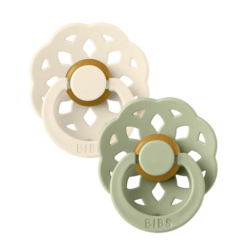 BIBS Boheme Round Latex Pacifier - Size 2