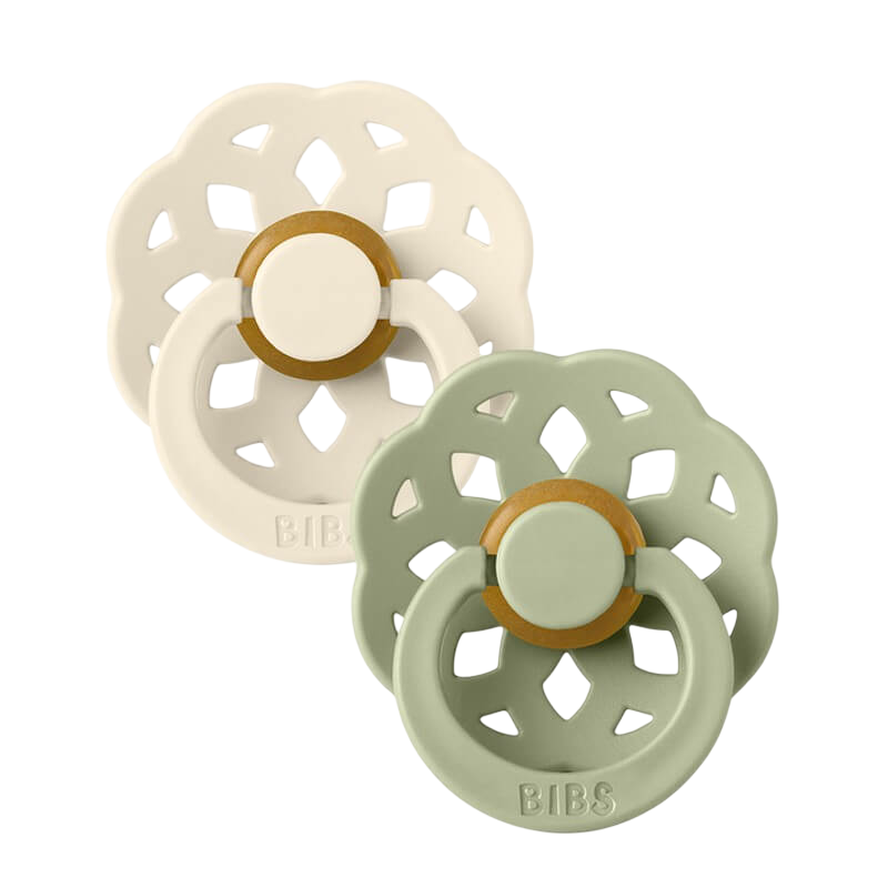 BIBS Boheme Round Latex Pacifier - Size 1