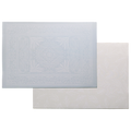 Milk It Baby Boho Blue and Beige Leaf Reversible Playmat