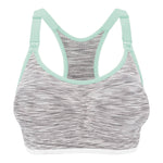 Bravado Designs Body Silk Seamless Rhythm Nursing Bra - White Grey Spacedye