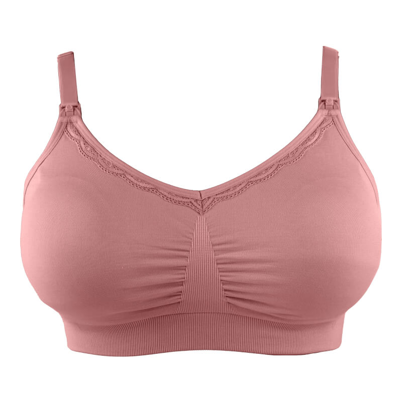 Bravado Designs Essential Stretch with Lace Nursing Bra - Roseclay