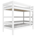 LIFETIME Kidsrooms Breeze Bunk Bed with Straight Ladder 90x200cm - White