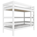 LIFETIME Kidsrooms Breeze 雙層床，帶直梯，90x200厘米 - 白色