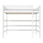 LIFETIME Kidsrooms Breeze 高床，帶直梯，90x200厘米 - 白色