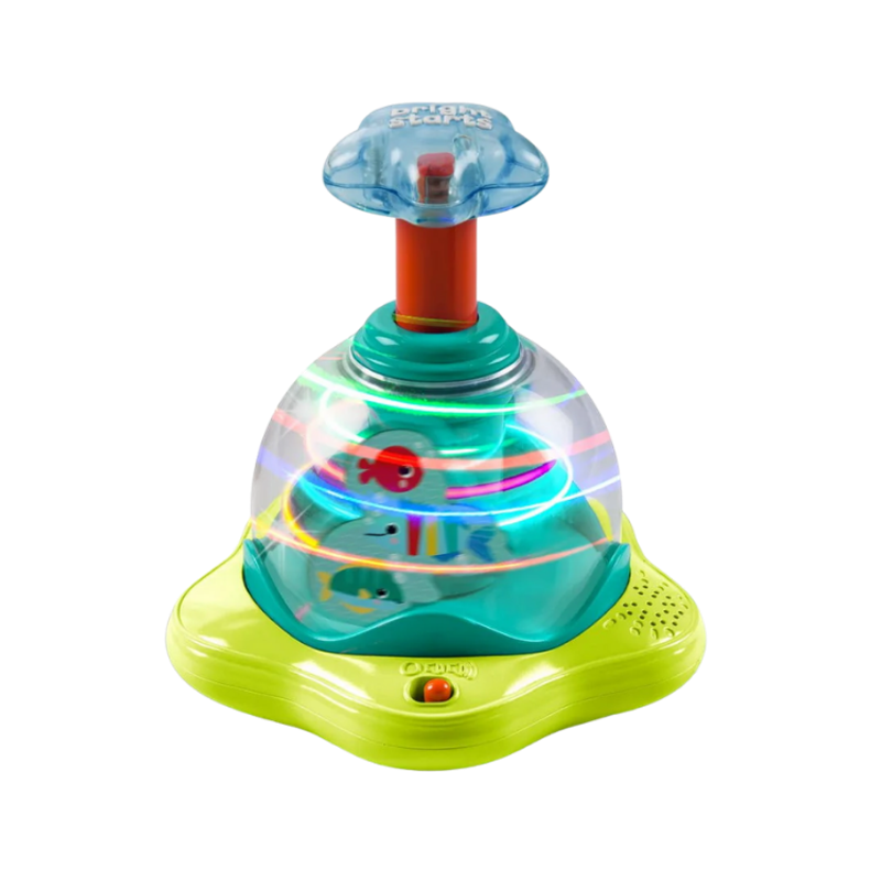 Bright Starts™ Press & Glow Spinner™ Cause and Effect Musical Baby Toy