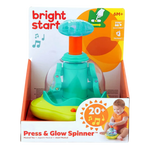 Bright Starts™ Press & Glow Spinner™ Cause and Effect Musical Baby Toy