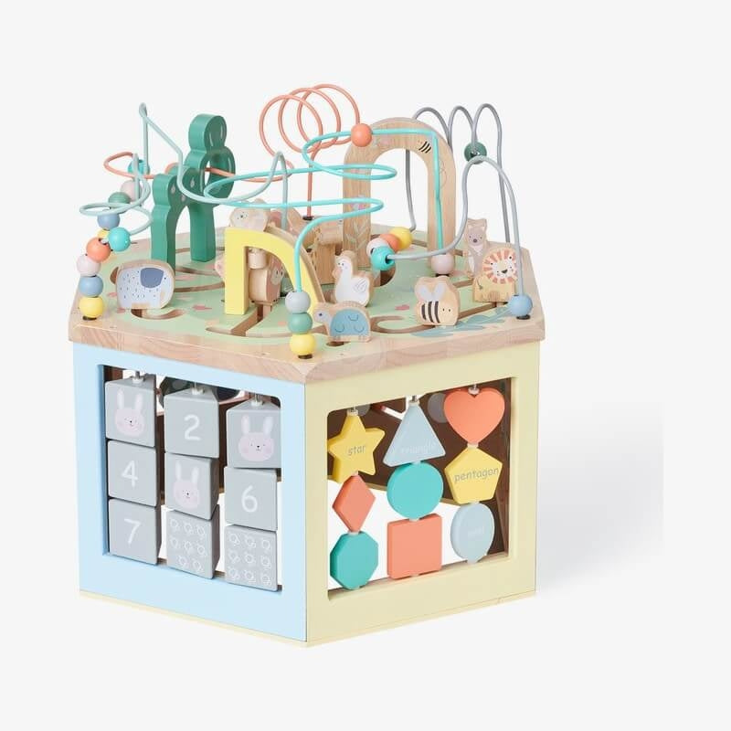Bubble 7 in 1 Large Wooden Activity Center