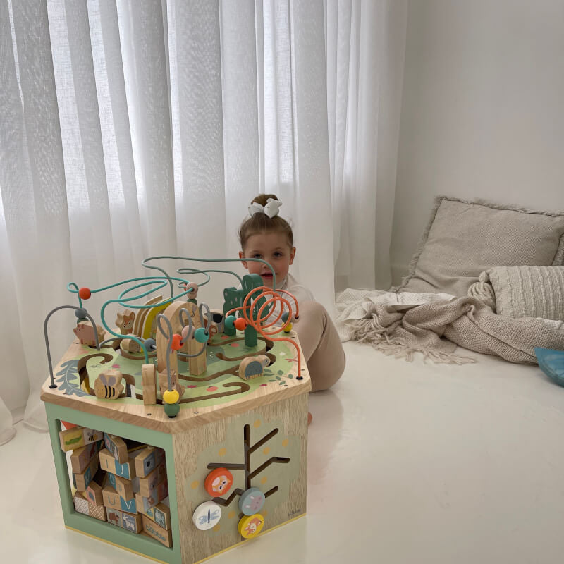 Bubble 7 in 1 Large Wooden Activity Center