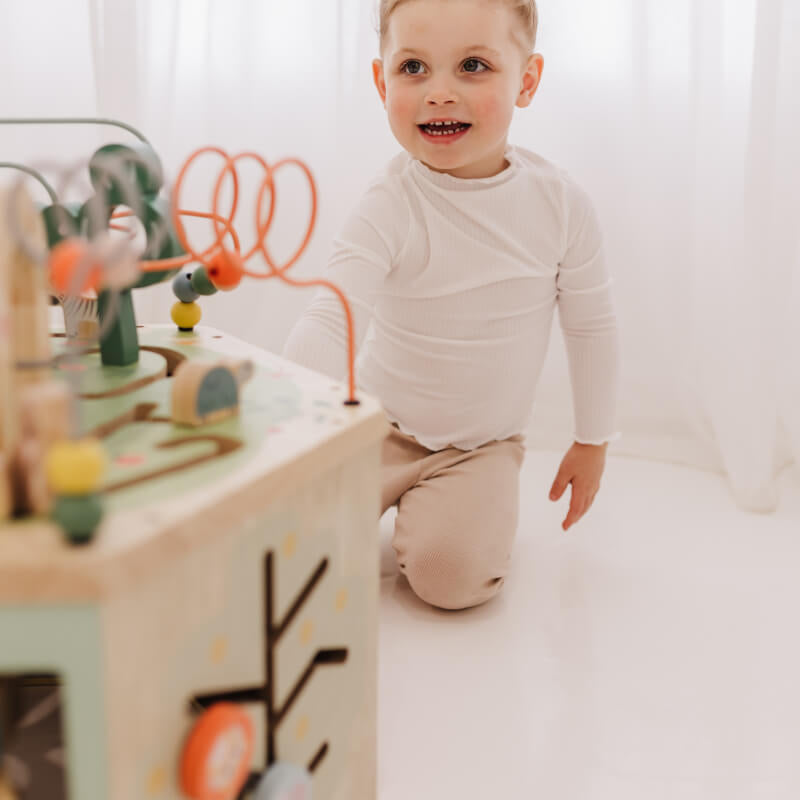 Bubble 7 in 1 Large Wooden Activity Center