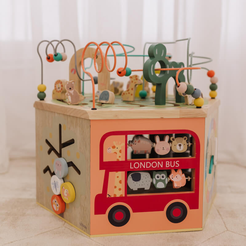 Bubble 7 in 1 Large Wooden Activity Center