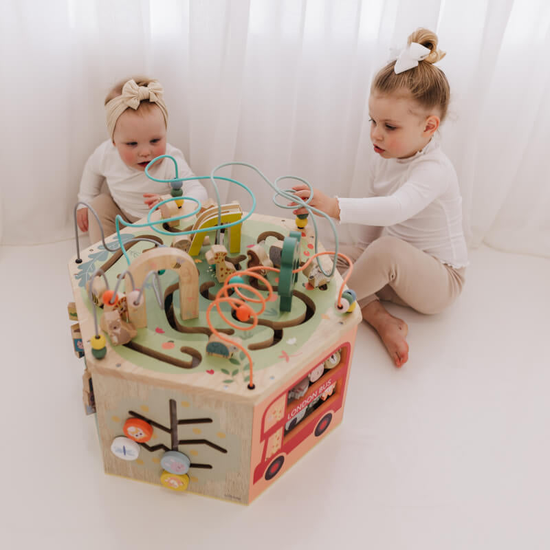 Bubble 7 in 1 Large Wooden Activity Center