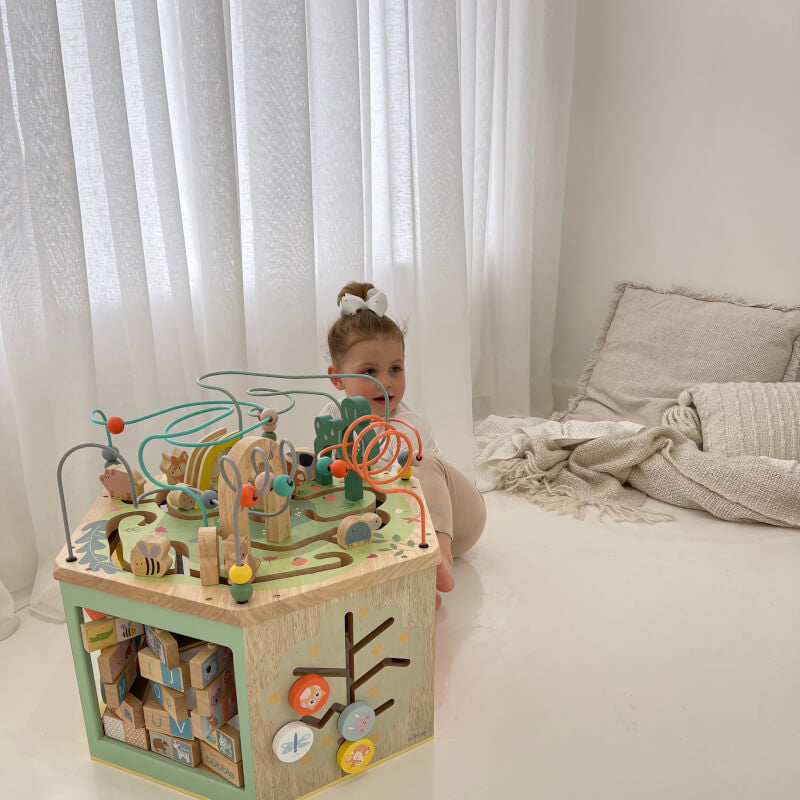 Bubble 7 in 1 Large Wooden Activity Center