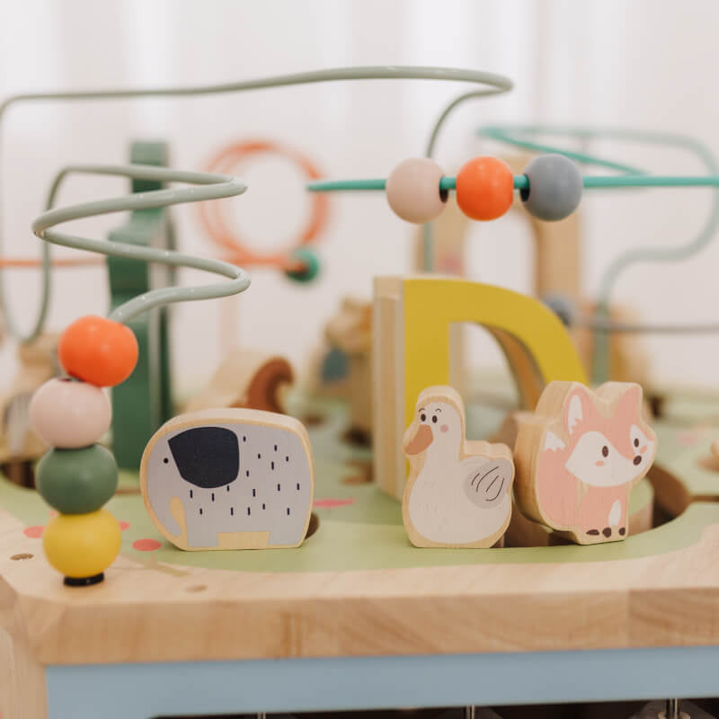 Bubble 7 in 1 Large Wooden Activity Center