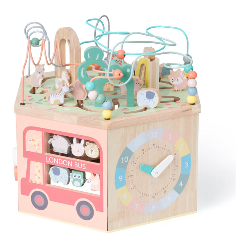 Bubble 7 in 1 Large Wooden Activity Center
