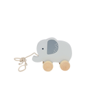 Bubble  Wooden Elephant Pull Along Toy