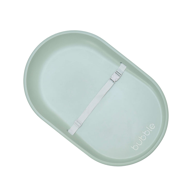 泡泡抱抱換片墊 - 鼠尾草色