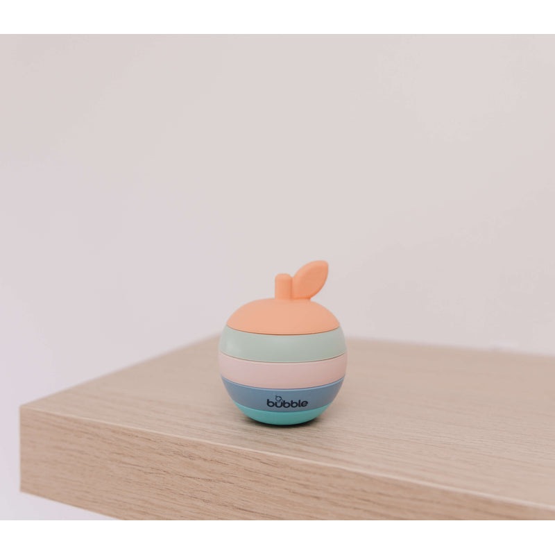 Bubble Silicone Stacking Apple Teether