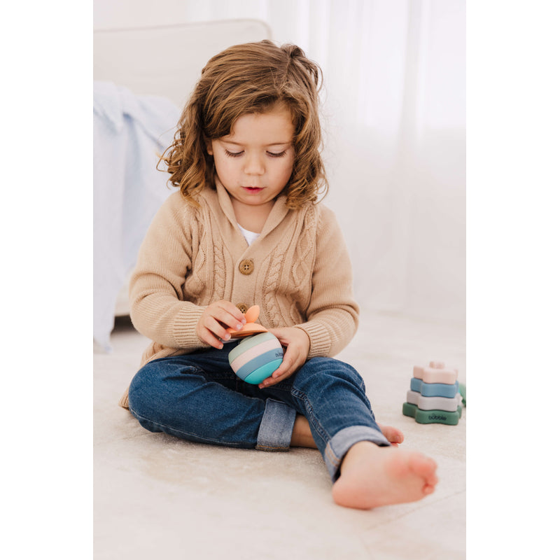 Bubble Silicone Stacking Apple Teether