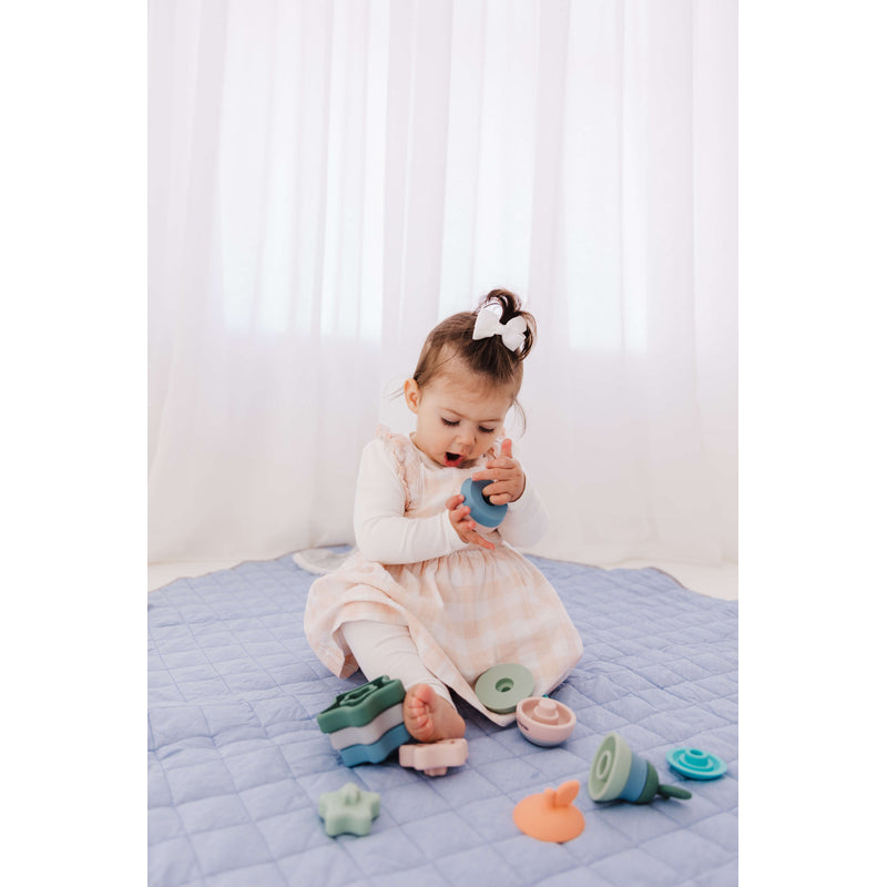 Bubble Silicone Stacking Apple Teether