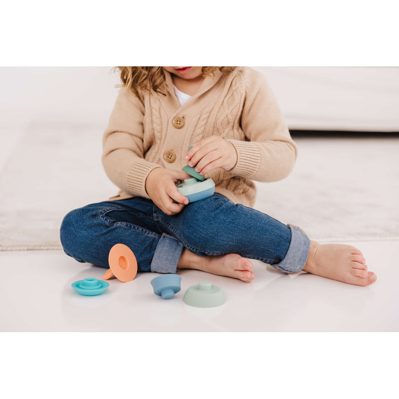 Bubble Silicone Stacking Apple Teether