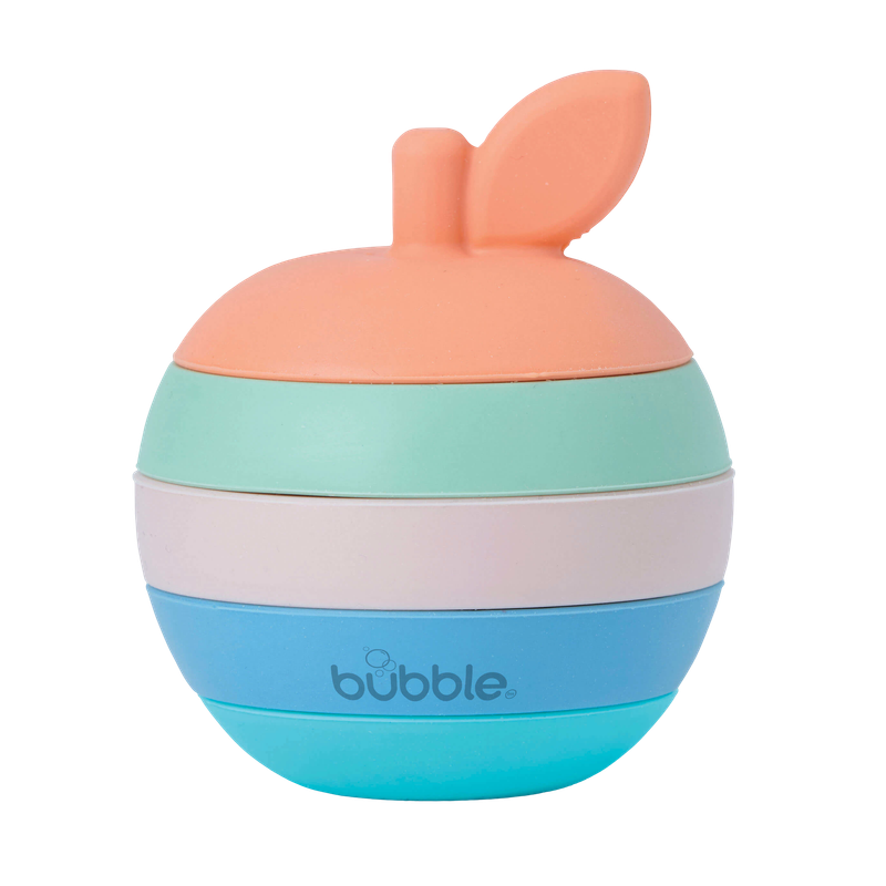 Bubble Silicone Stacking Apple Teether