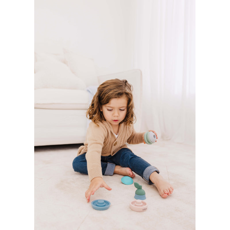 泡泡矽膠疊疊梨形牙膠