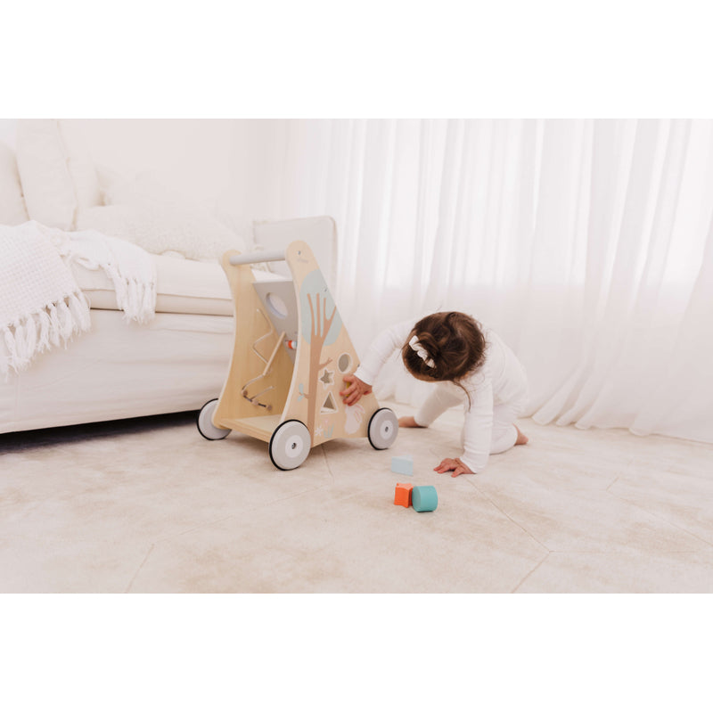 Bubble Wooden Activity Play Walker