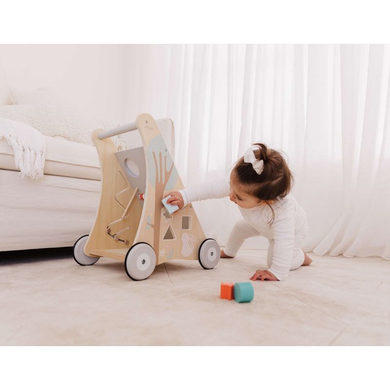Bubble Wooden Activity Play Walker