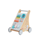 泡泡木製活動學步車