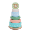 Bubble Wooden Bear Stacking Rings