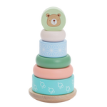 Bubble Wooden Bear Stacking Rings