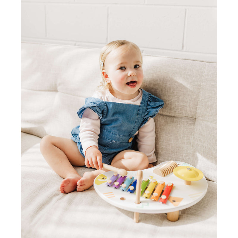 Bubble Wooden Music Table