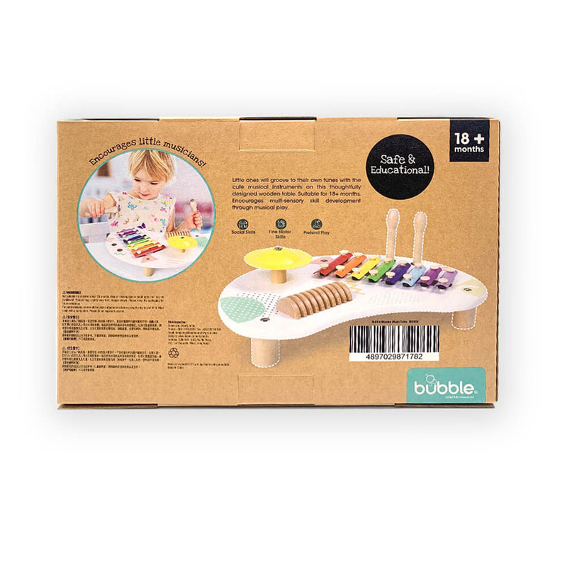 Bubble Wooden Music Table
