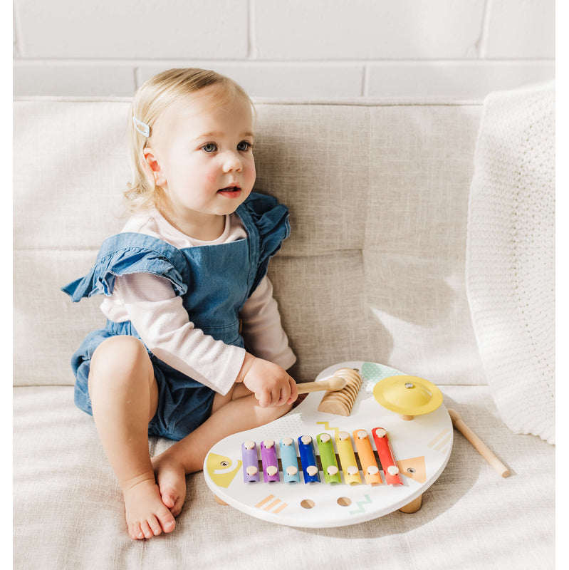 Bubble Wooden Music Table