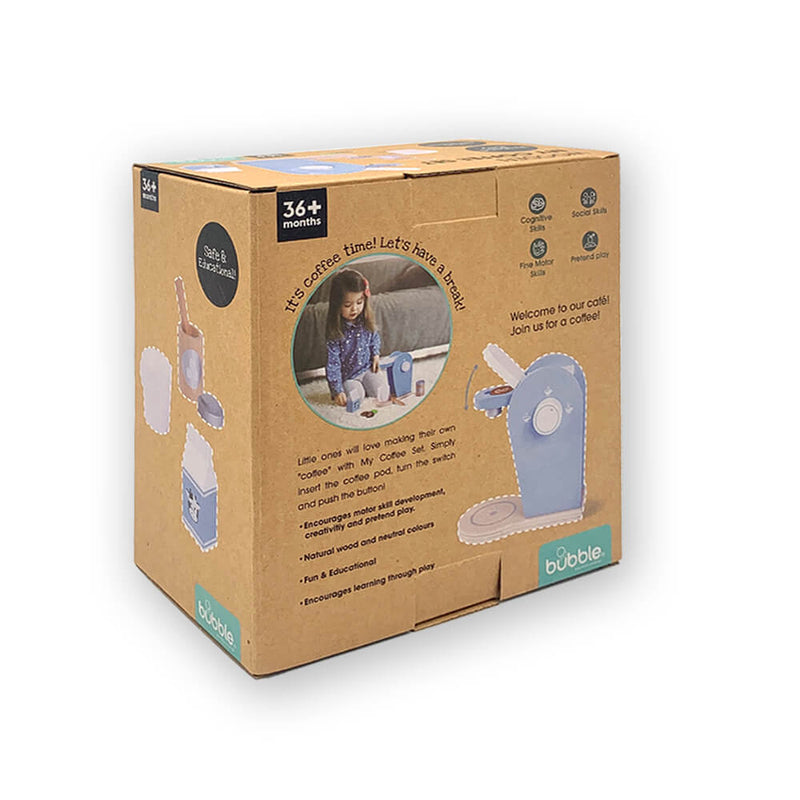 Bubble Wooden My Coffee Set