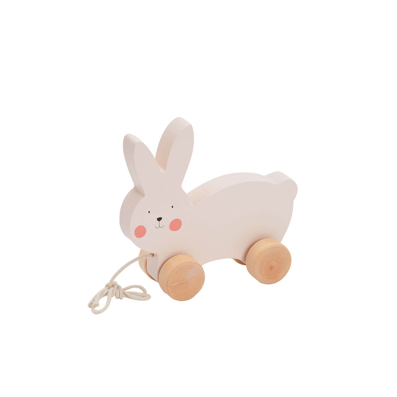 Bubble Wooden Pull Along - Rabbit