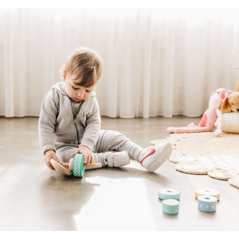 泡泡木製疊疊圈