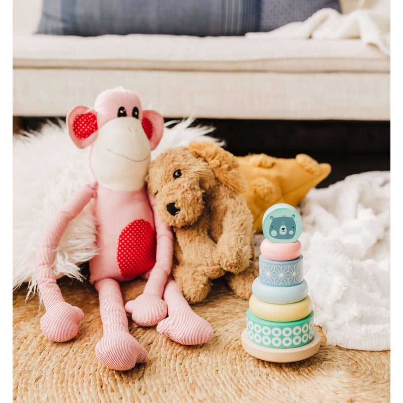 Bubble Wooden Stacking Rings